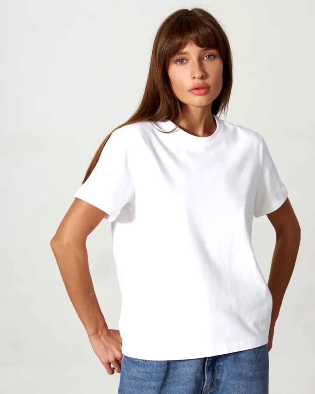 Hanna | Essentieel Luxe Katoenen T-shirt