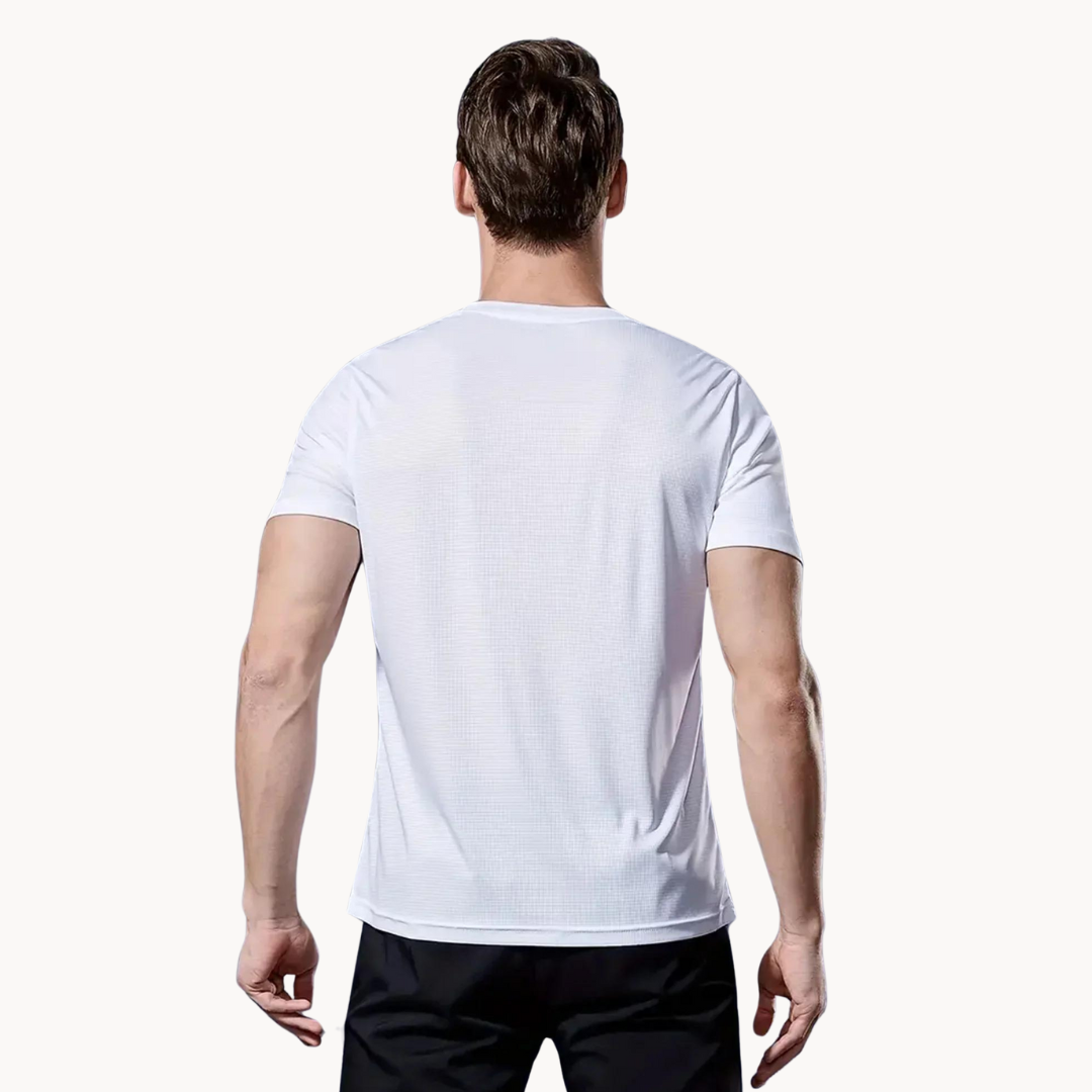 Joe | Set van 10 witte actieve T-shirts met korte mouwen